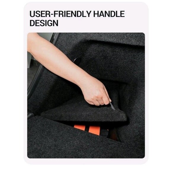 Rear Trunk Storage Bins with Carpeted Lids 2025-26 Tesla Model Y Trunk Side... - Picture 7 of 10